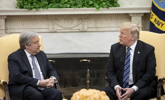 In Washington D.C., Guterres signs pact with World Bank, meets US President Trump | UN News – Global perspective Human stories
