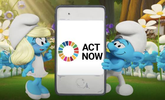 Smurf your voice: Global campaign urges everyone to speak up for a better future | UN News – Global perspective Human stories
